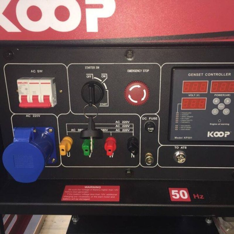Máy Phát Điện Koop KDF16000XE 12Kw Chạy Dầu Giá Rẻ - Ảnh 5