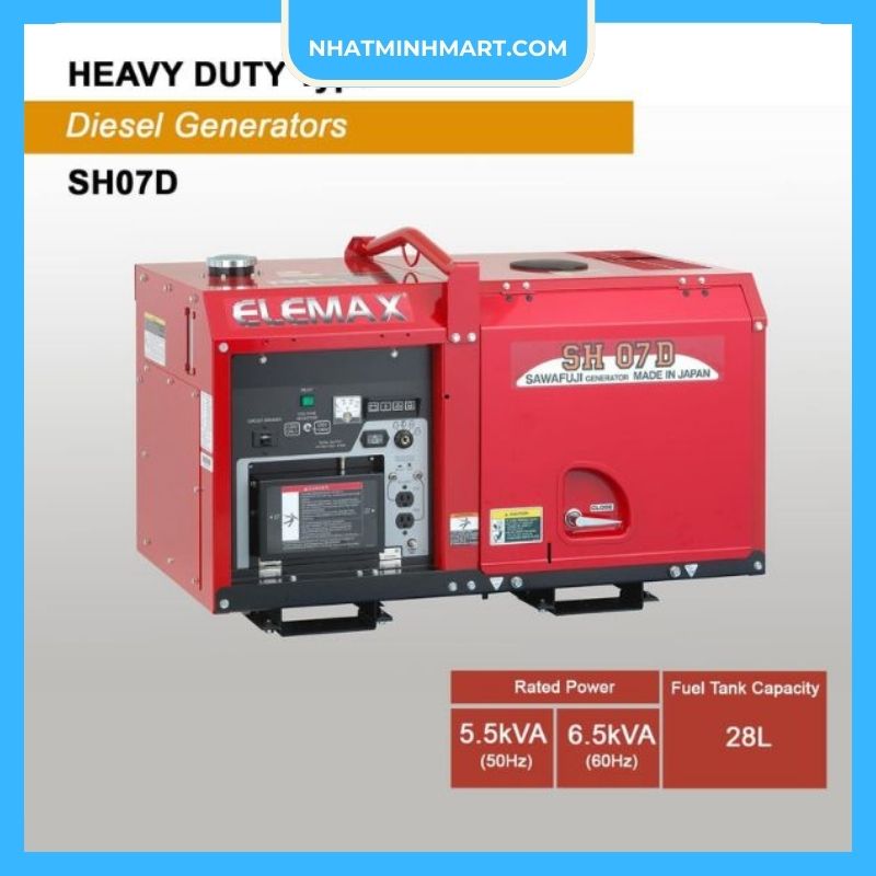 Máy phát điện Elemax SH07D giá rẻ
