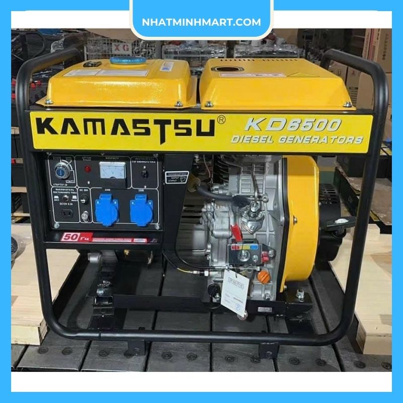 Máy phát điện chạy dầu 5Kw Kamastsu KD6500 - Ảnh 5