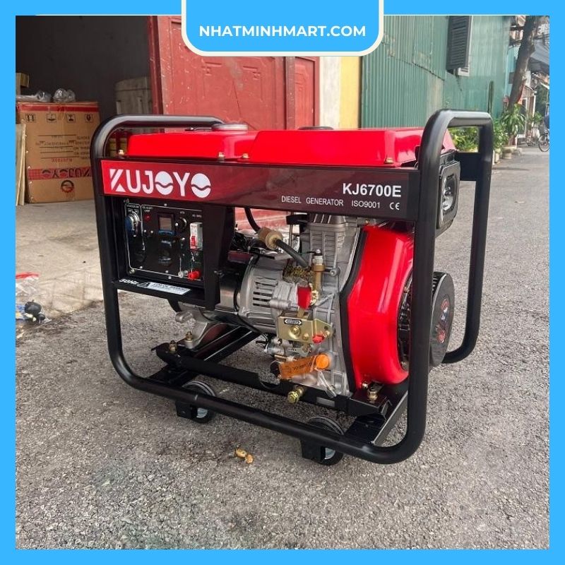 Máy phát điện chạy dầu 5Kw Kujoyo KJ6700E chính hãng