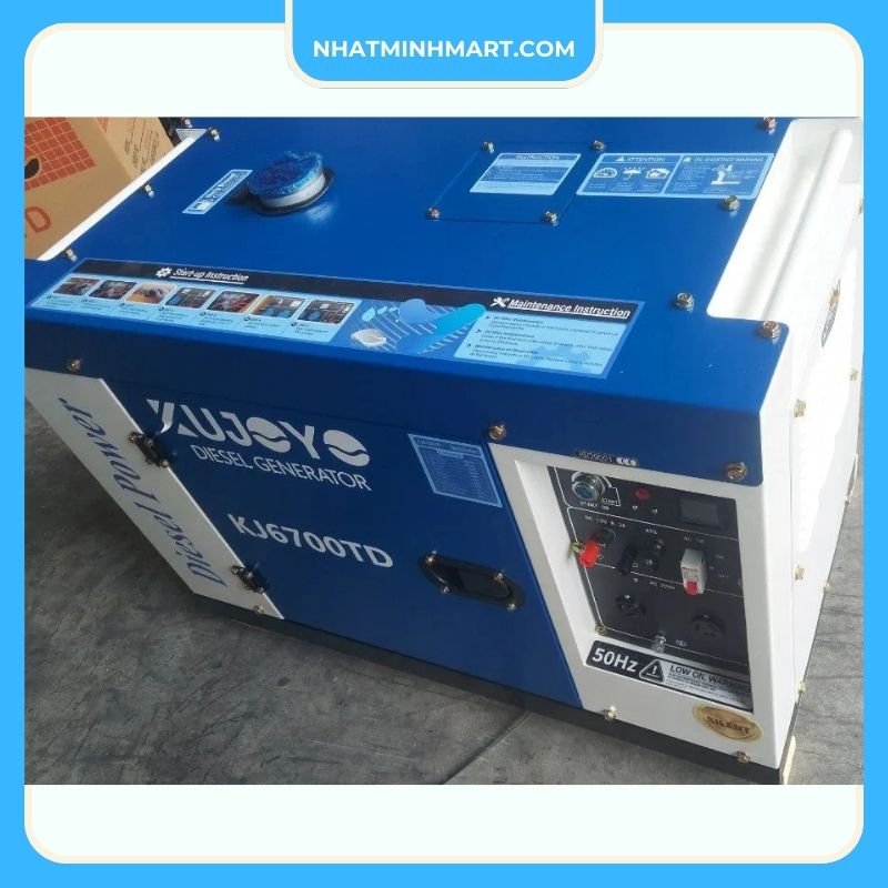 Máy phát điện chạy dầu 5Kw Kujoyo KJ6700TD - Ảnh 4