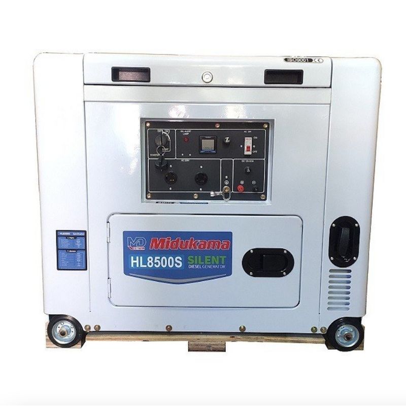 Máy phát điện chạy dầu 7Kw Midukama HL8500S giá tốt