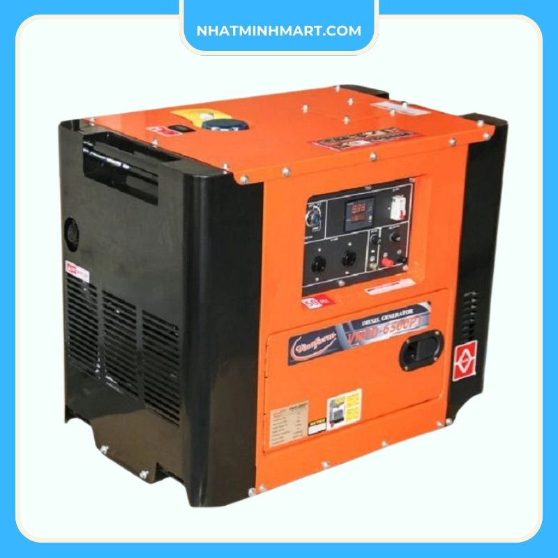 Máy phát điện chạy dầu 5Kw Vinafarm VNPD-6500P1 - Ảnh 4