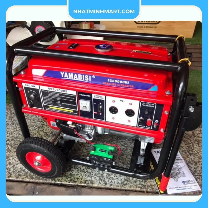Máy phát điện chạy xăng Yamabisi EC8000DXE 6Kw Đề - Ảnh 7