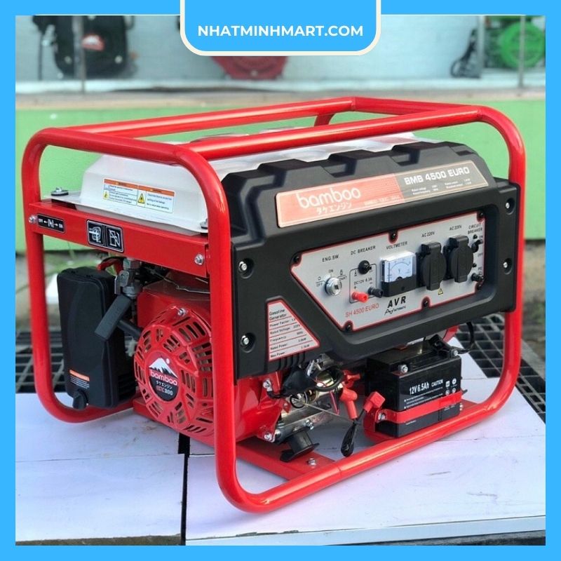 Máy phát điện chạy xăng Bamboo BMB 4500 EURO 3.5Kw - Ảnh 3