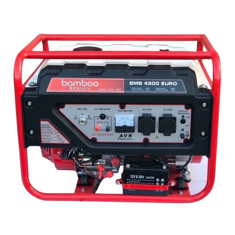 Máy phát điện chạy xăng Bamboo BMB 4500 EURO 3.5Kw