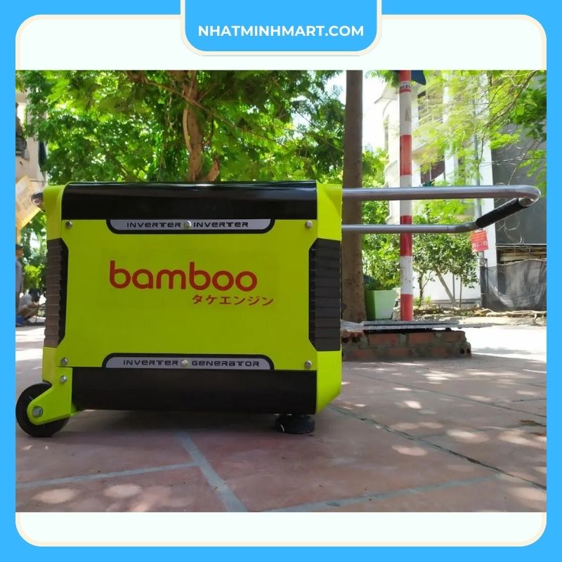 Máy phát điện chạy xăng 3Kw Bamboo BMB EU3000i - Ảnh 5