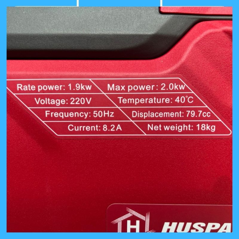 Máy phát điện mini Huspanda H2300I 2Kw Inverter - Ảnh 5