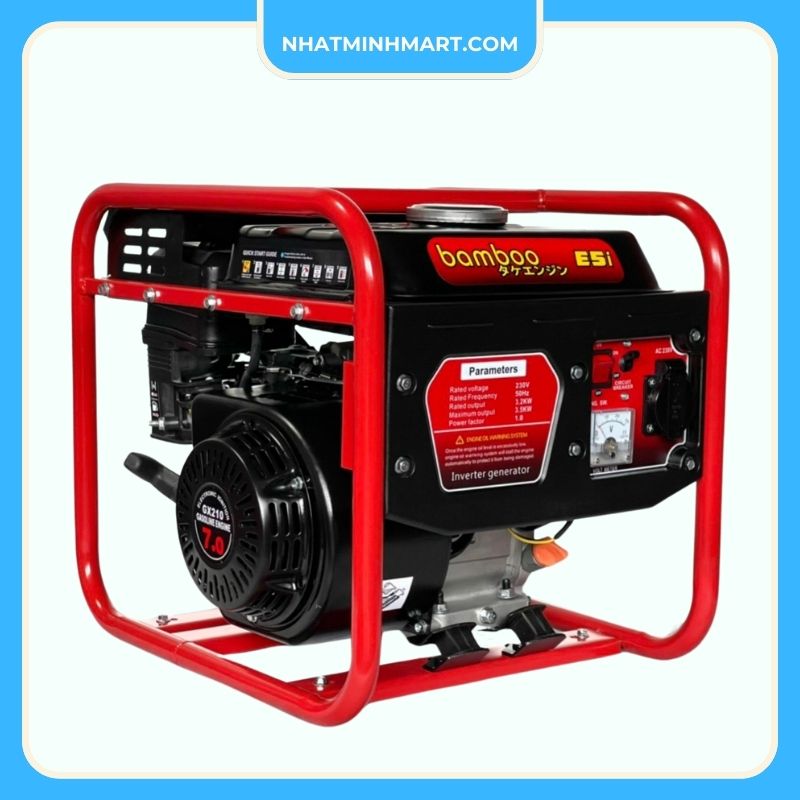 Máy phát điện chạy xăng 3.5Kw Bamboo BMB EU5i chính hãng