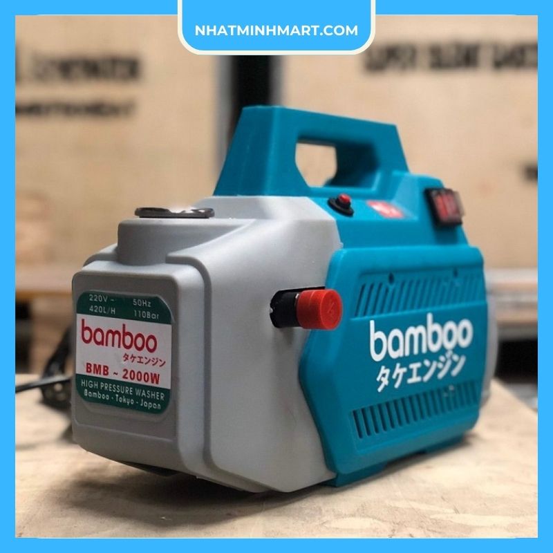 Máy xịt rửa xe Bamboo BMB 2000 chính hãng